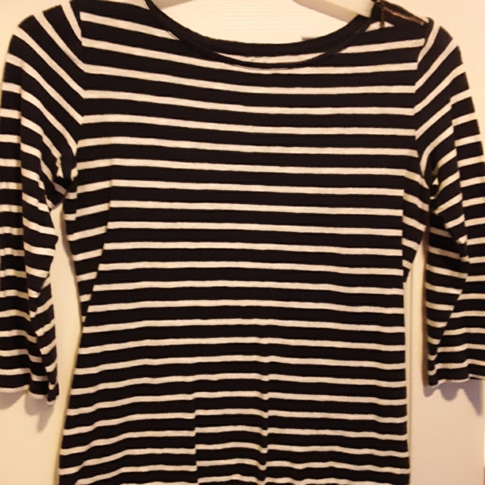Striped cotton top